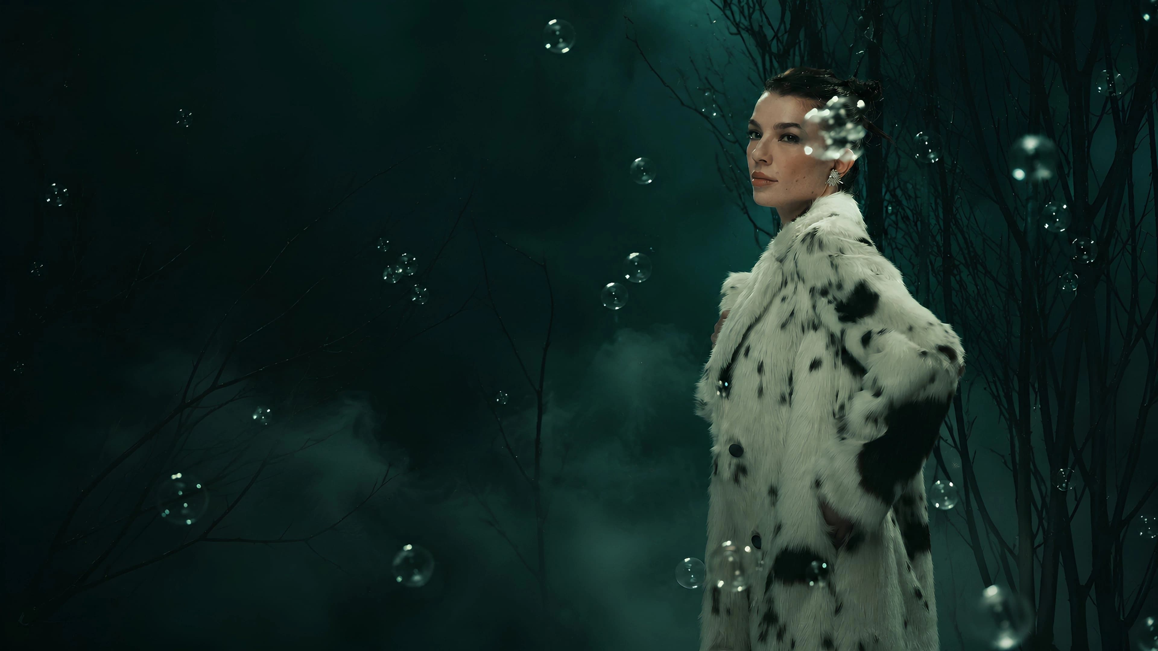 Cinematic REDRUM portrait with dark atmosphere